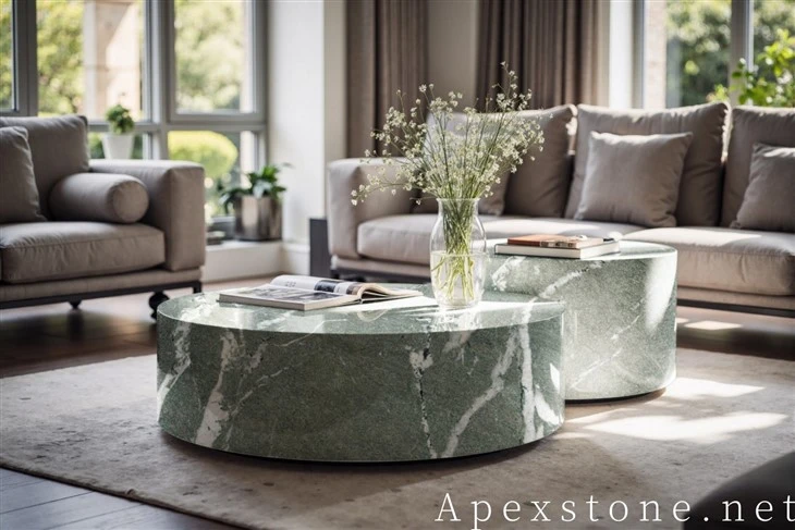 Small Round Green Marble Coffee Table best